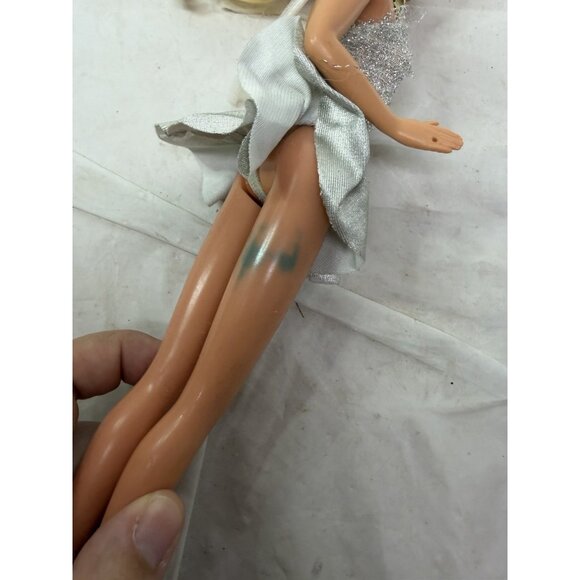 W/ NECKLACE Vintage 1987 Jewel Secrets Barbie Doll #1737 in Silver Mini Dress + - Picture 6 of 14